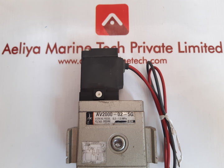 Smc av2000-02-5g.valve dc24v