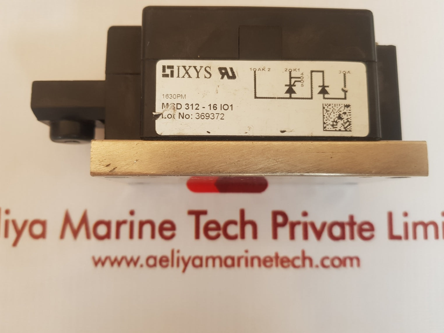 Ixys mcd 312-16 io1 thyristor module