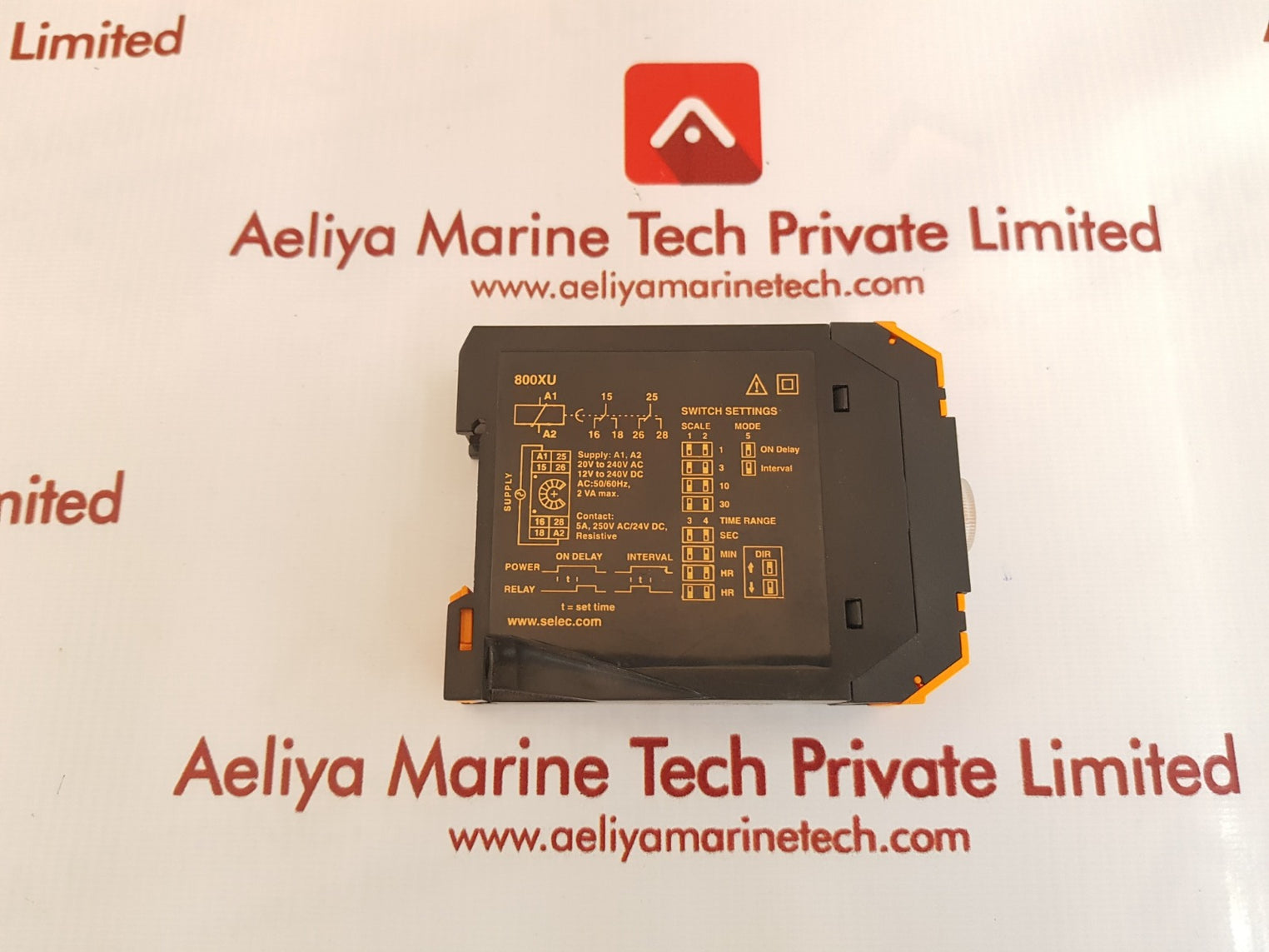 Selec 800xu analog timer relay