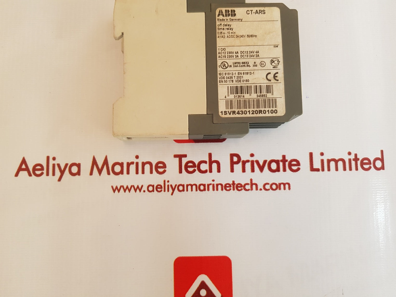 Abb ct-ars time relay 24-240v 50/60hz