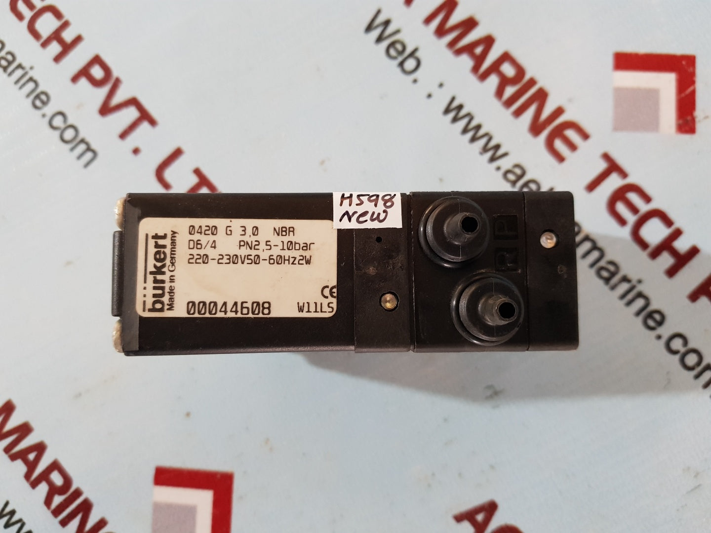 Burkert 0420 g 3,0 nbr solenoid valve