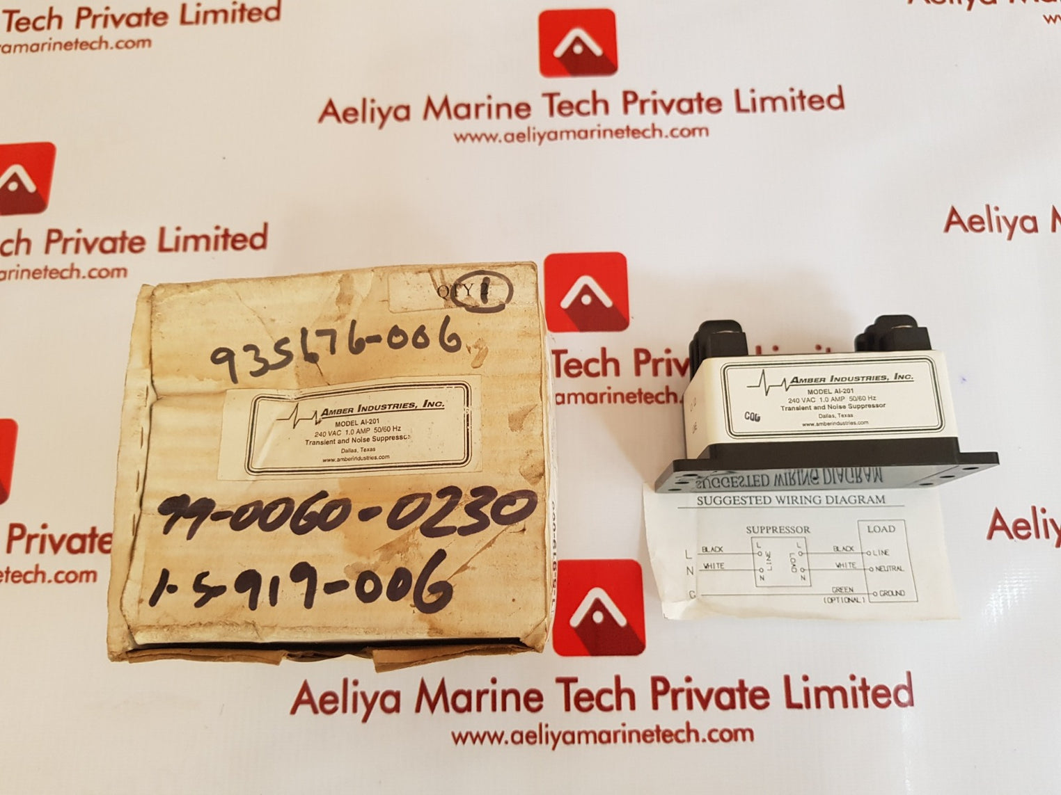 Amber ai-201 transient and noise suppressor 240vac