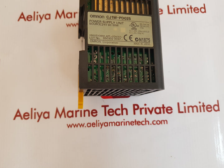 Omron cj1w-pd025 power supply unit