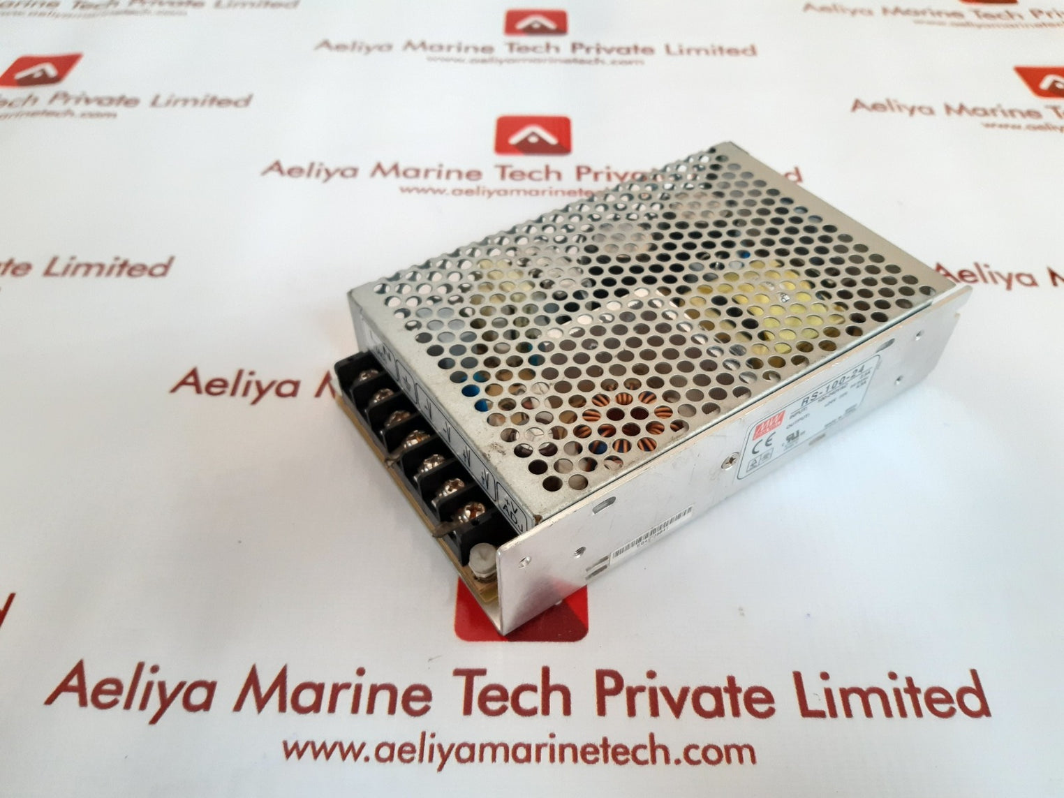 Mean well rs-100-24 ac to dc power supply single output 100-240vac