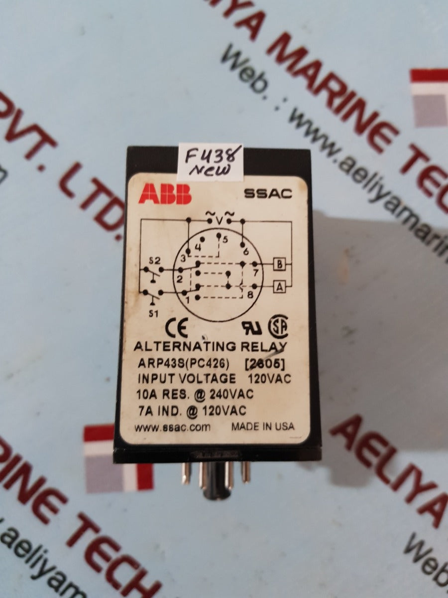 Abb ssac alternating relay arp43s(pc426)