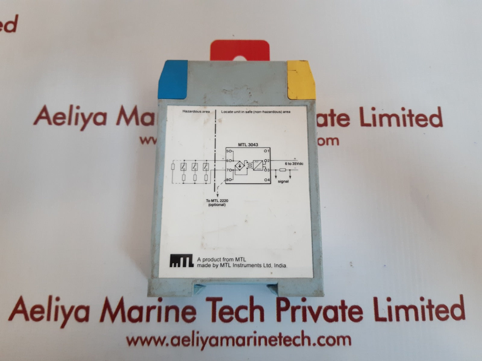 Mtl 3043 dc isolator module 1/40ma