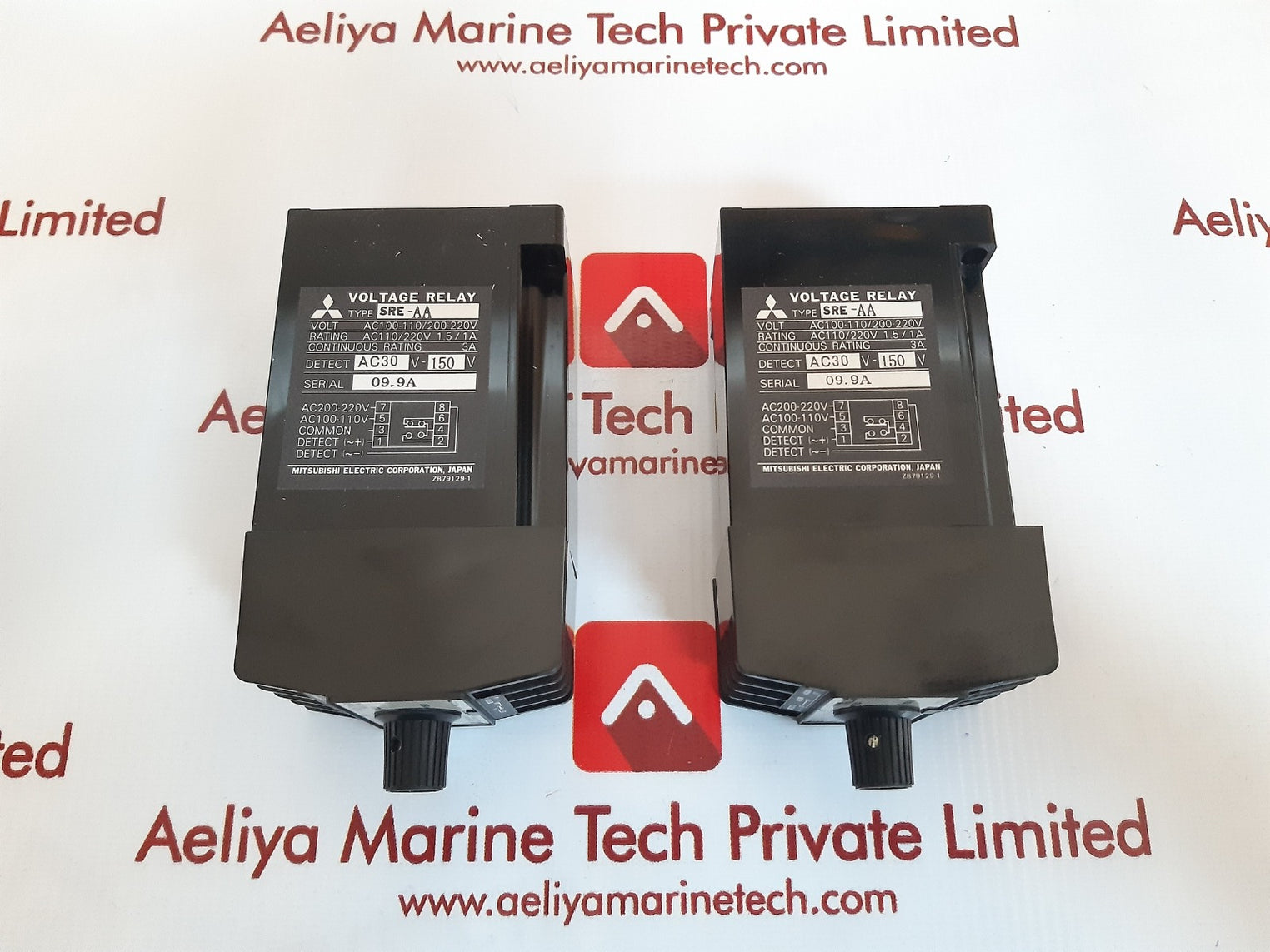 Mitsubishi electric sre-aa voltage relay 30 to 150