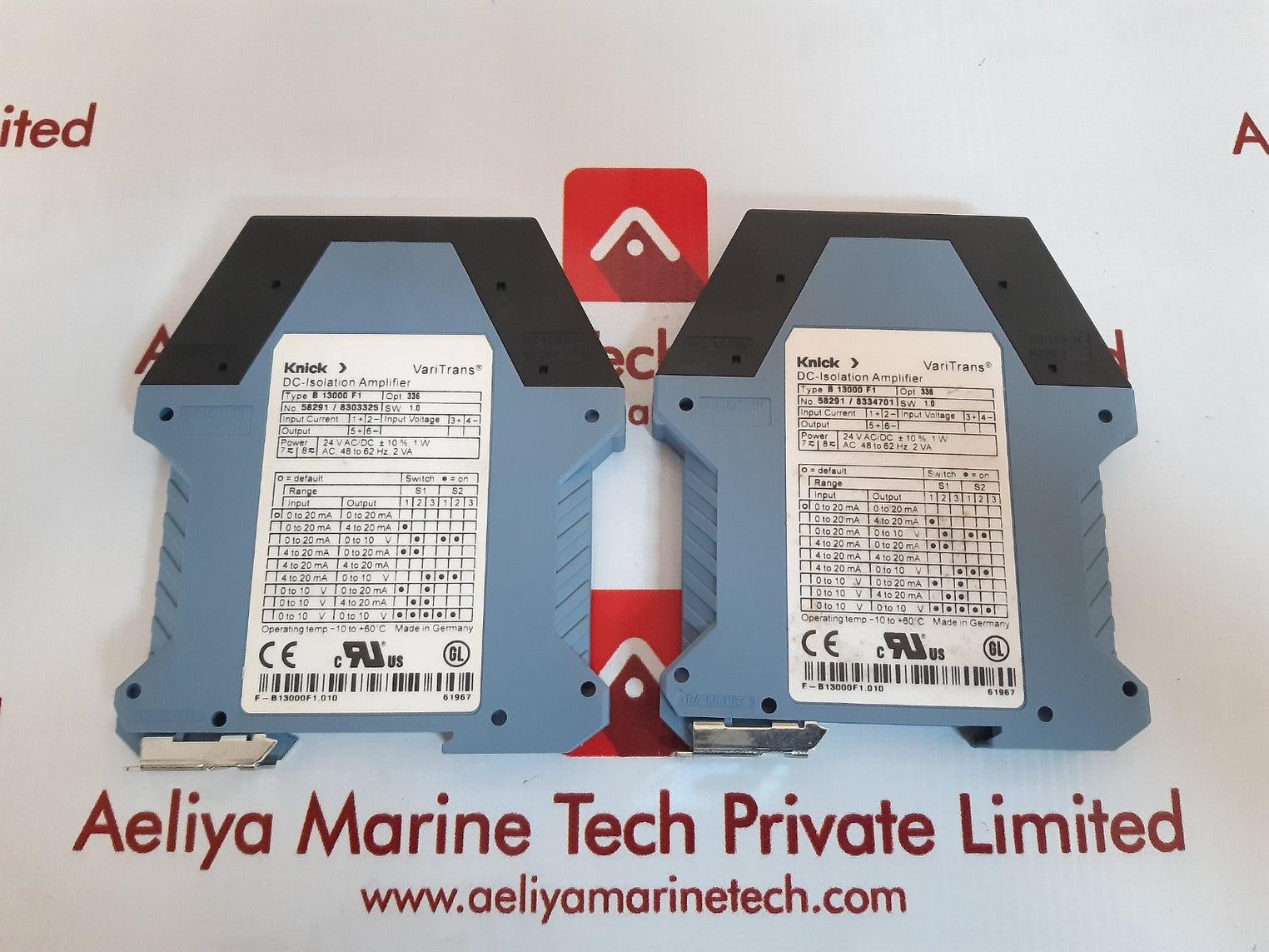 Knick b 13000 f1 dc-isolation amplifier