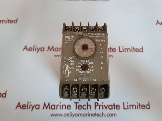 Pilz p1u-1nb voltage monitoring relay