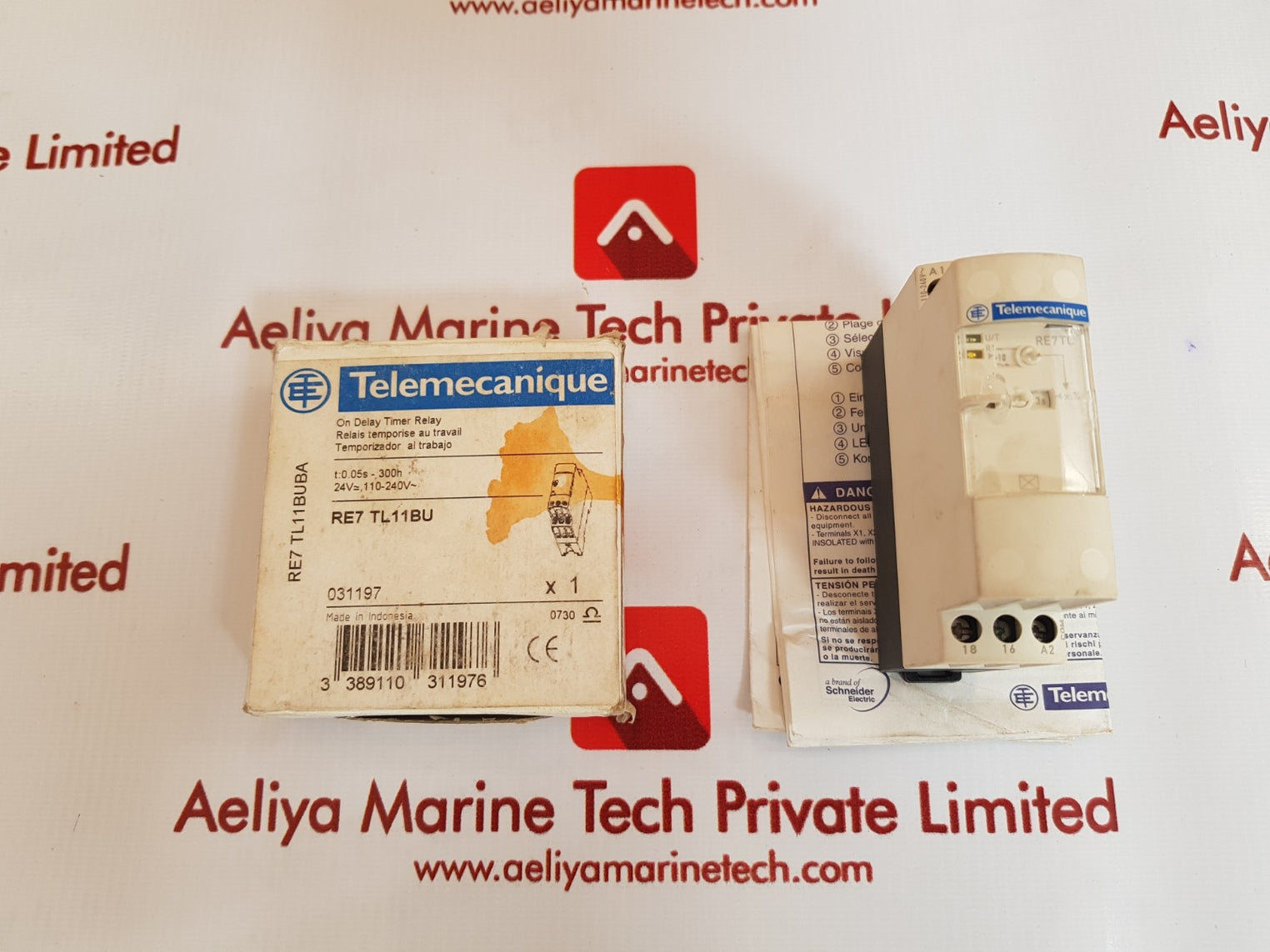 Telemecanique re7tl11bu on delay timer relay 