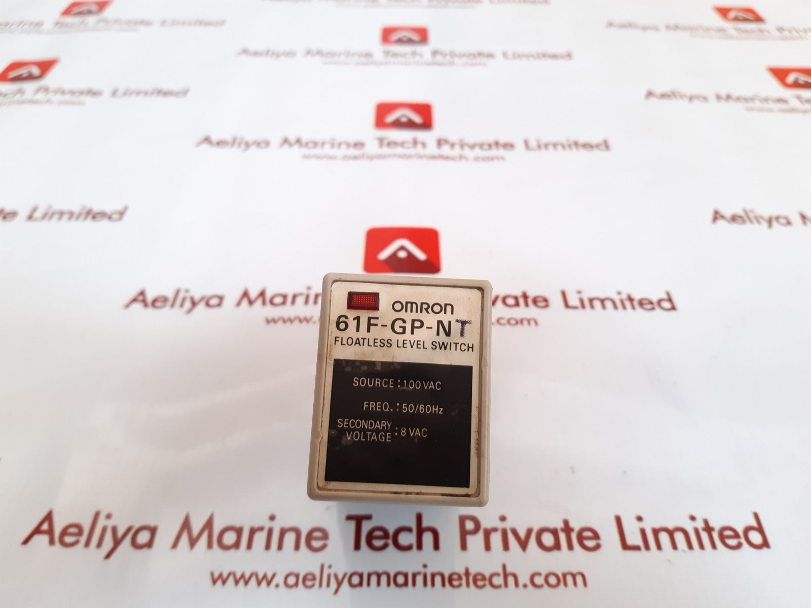 Omron 61f-gp-nt floatless level switch 100vac 50/60hz 