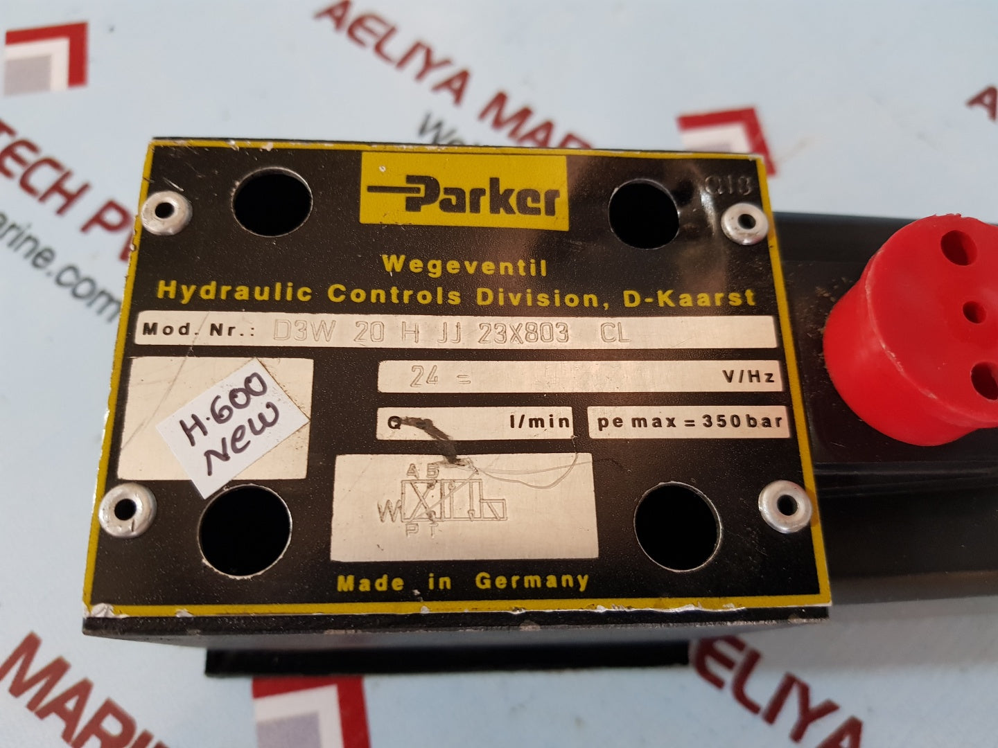 Parker d3w 20 h jj 23x803 cl directional control valve