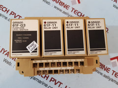 Omron 61f-g3 floatless level switch with 3 relay unit 61f-11