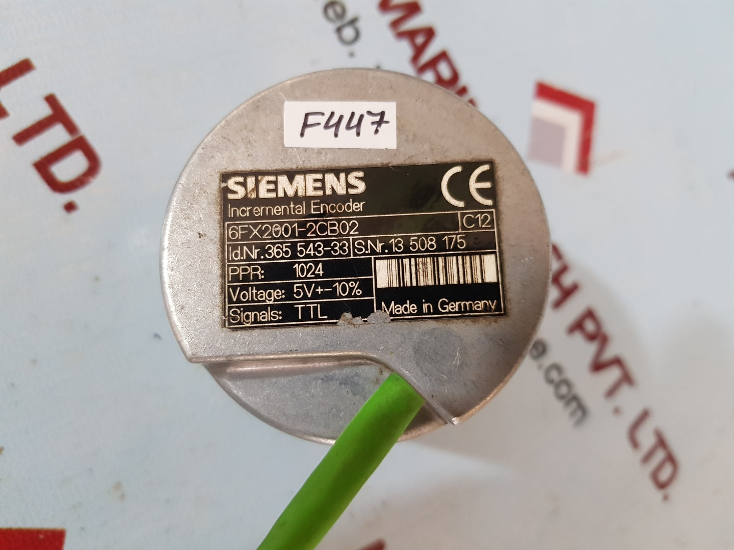 Siemens 6fx2001-2cb02 incremental encoder