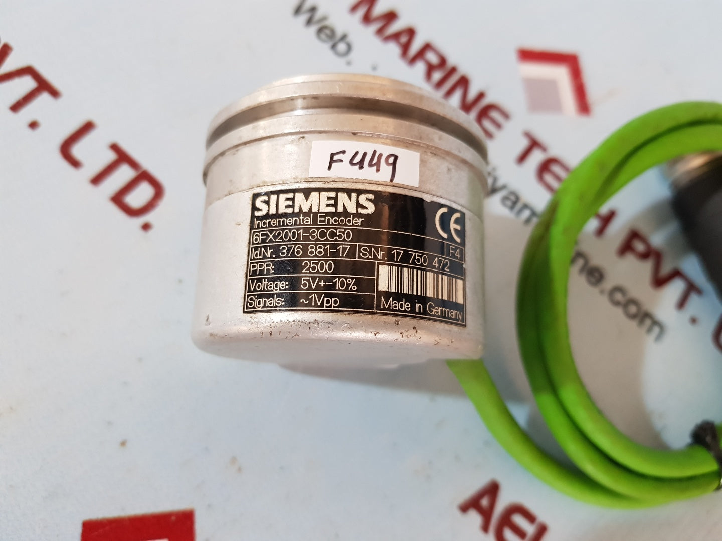 Siemens 6fx2001-3cc50 incremental encoder