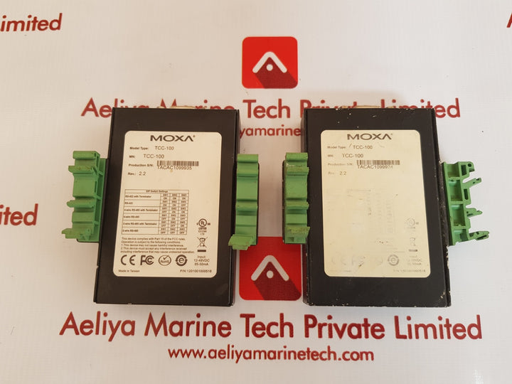 Moxa tcc-100 rs-232 to rs-422/485 converter Used
