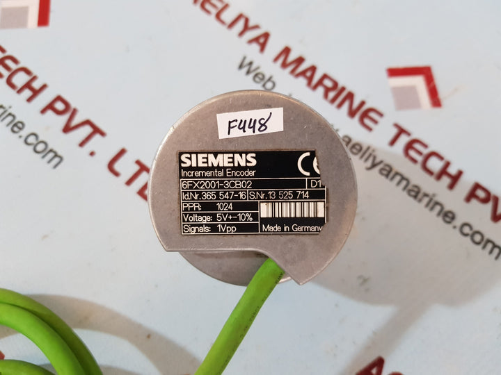Siemens 6fx2001-3cb02 incremental encoder 
