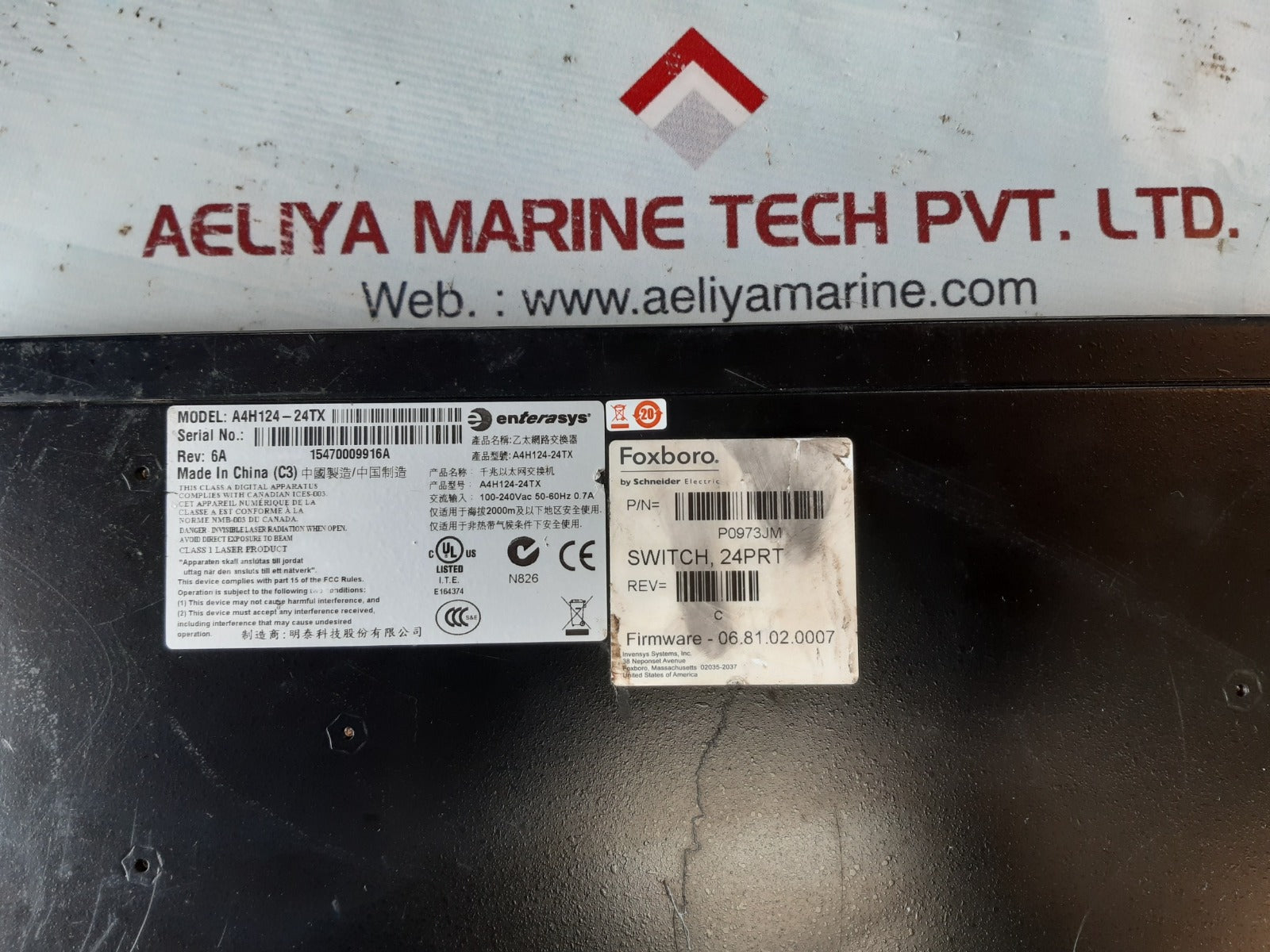 Enterasys a4h124-24tx p0973jm module
