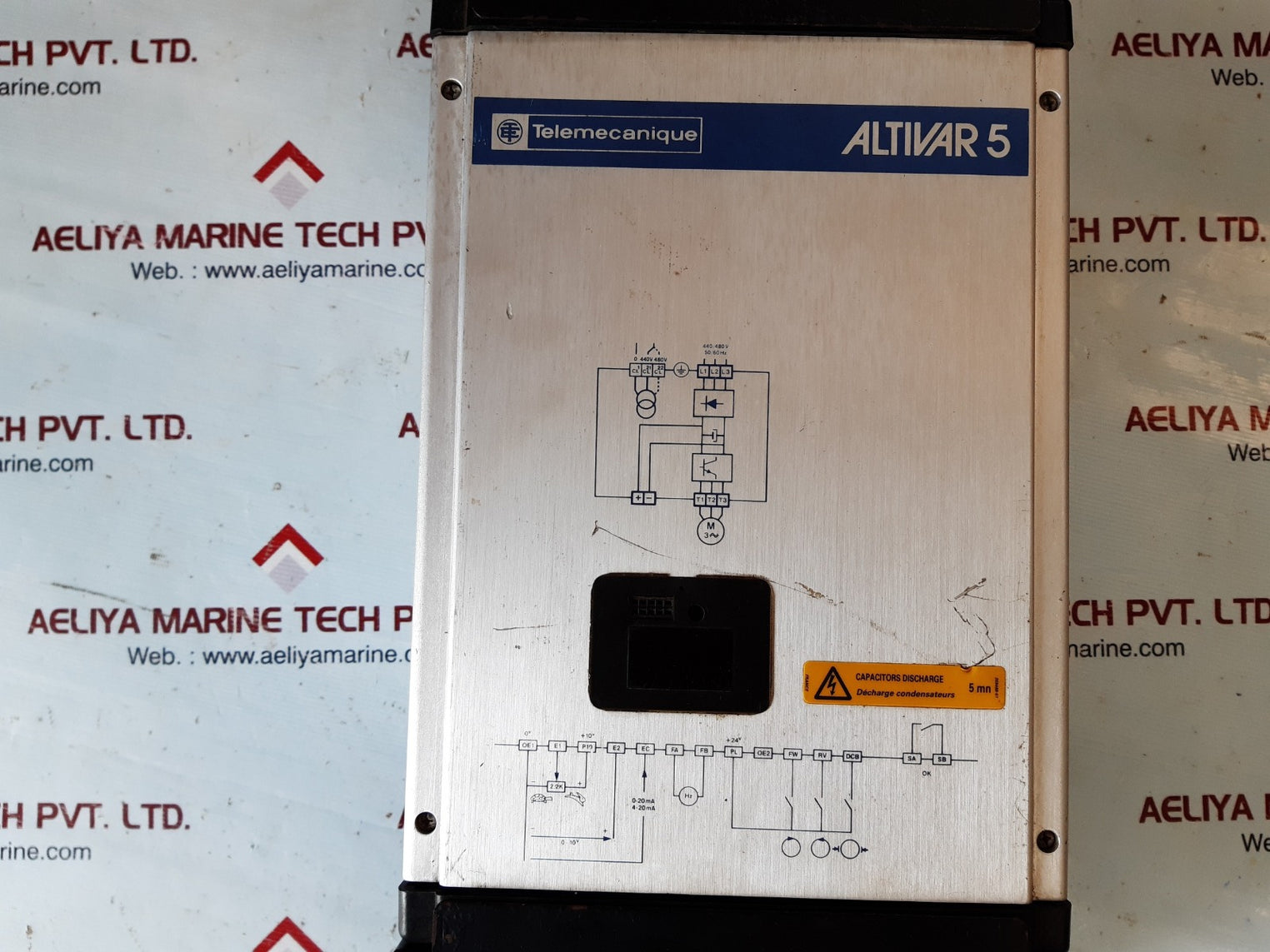 Telemecanique altivar 5 atv45075n drive 