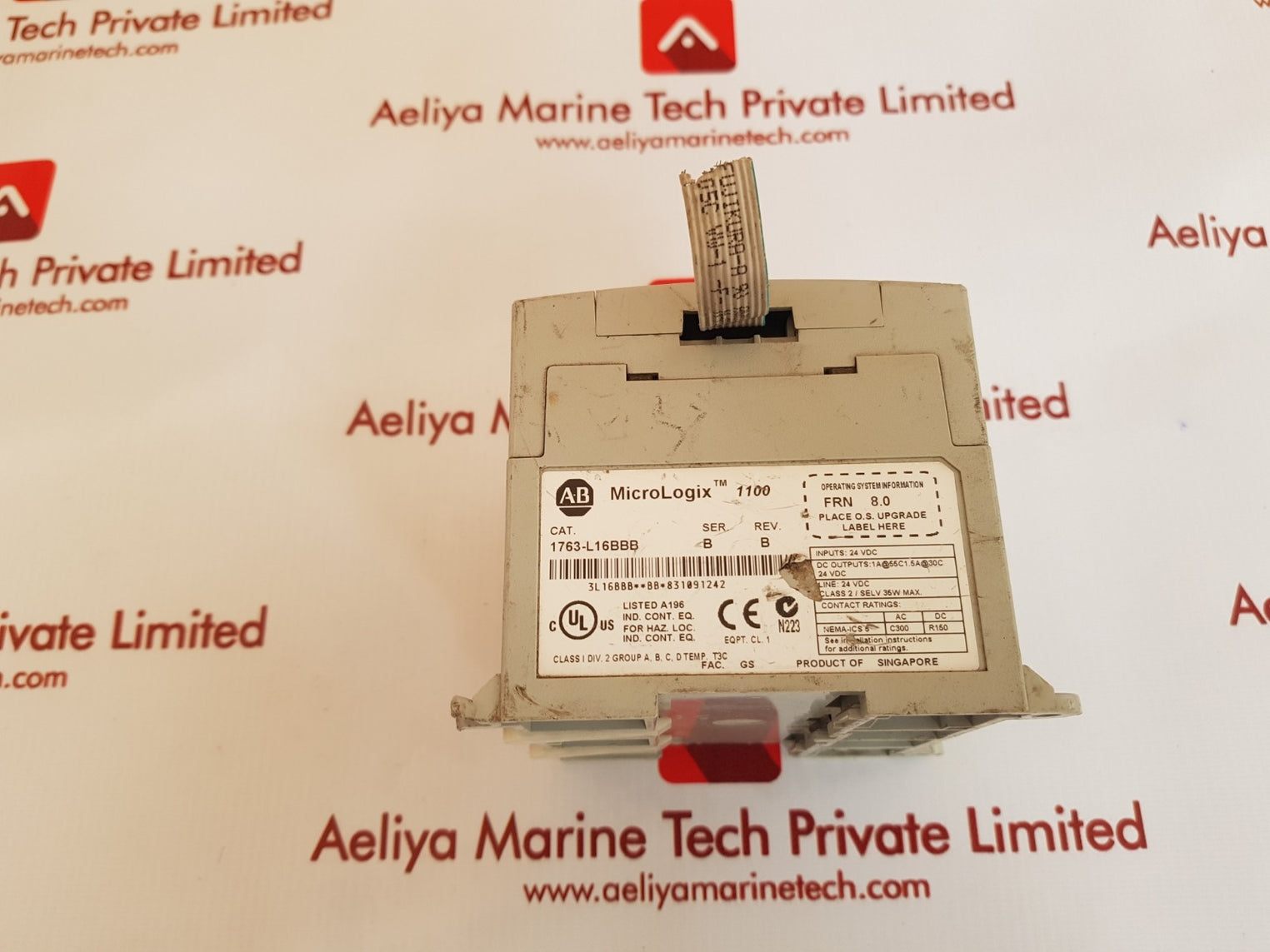 Allen-bradley 1763-l16bbb micrologix 1100 plc system ser B rev B