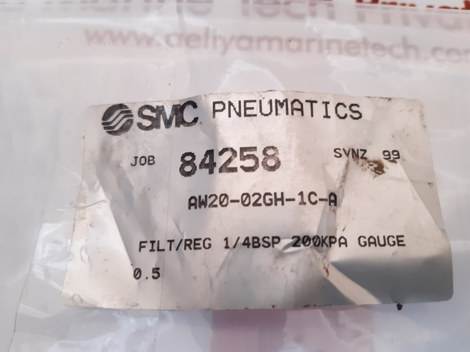 Smc aw20-02gh-1c-a filter regulator