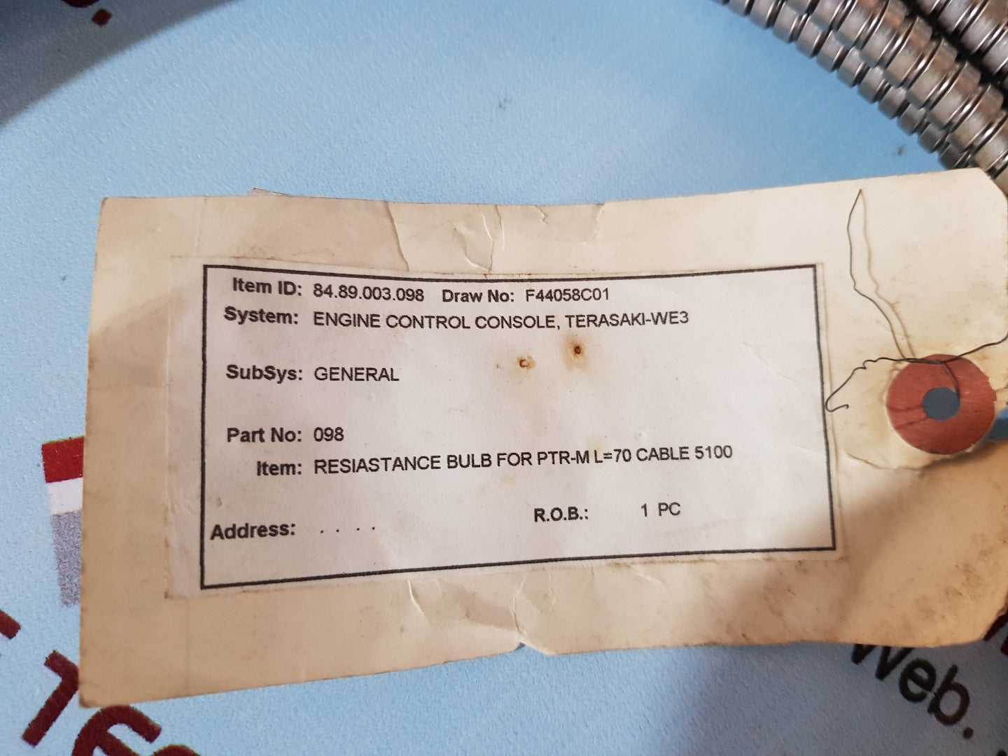 Terasaki meiyo ptr-m resistance bulb 5 ma