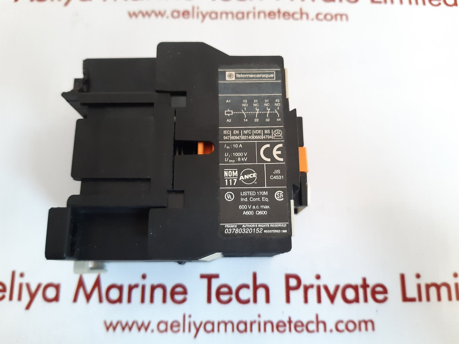 Telemecanique ca2 dn22 control relay 220-230v 50hz / 220-240v 60hz