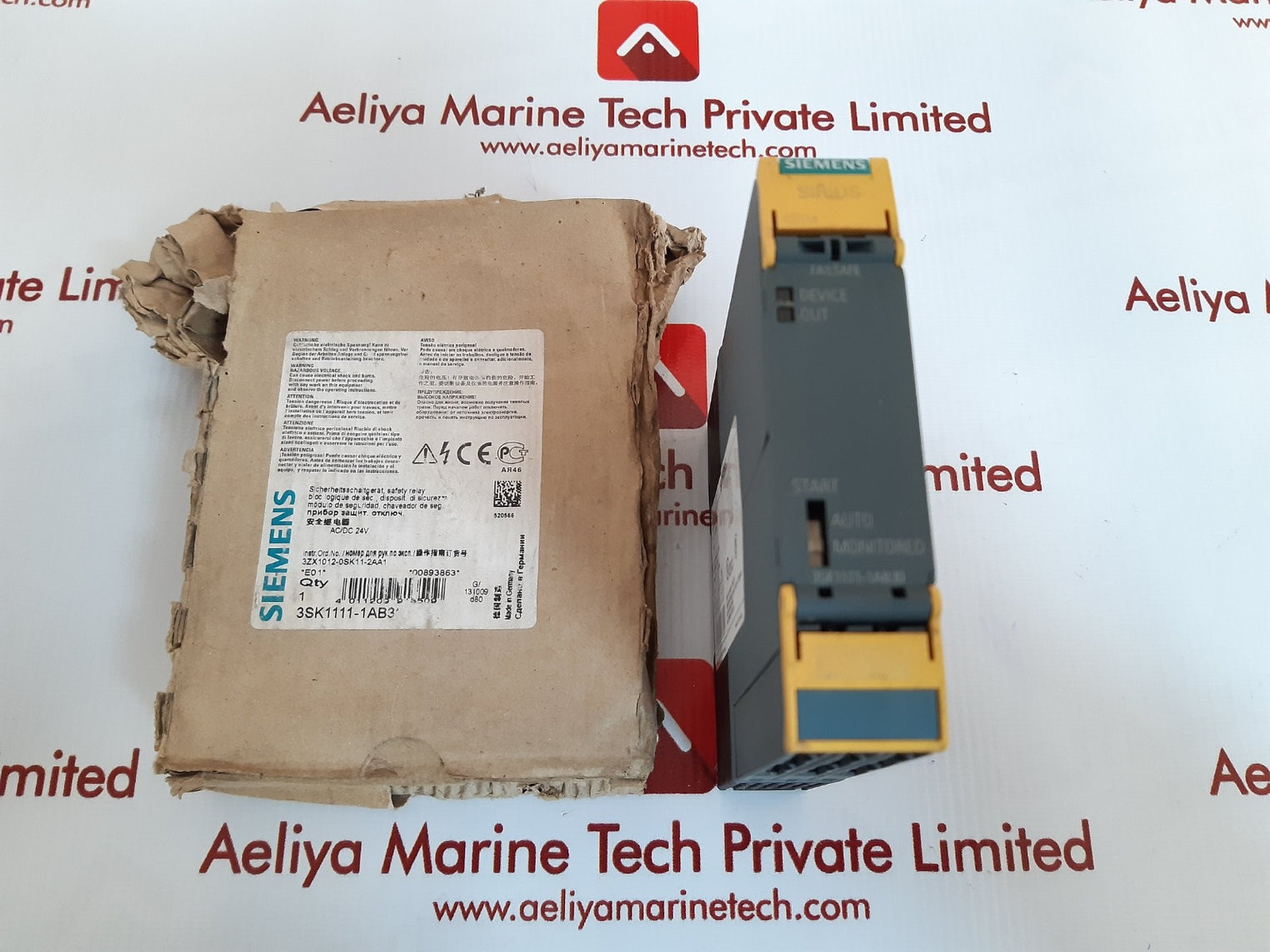 siemens 3sk1111-1ab30 safety relay