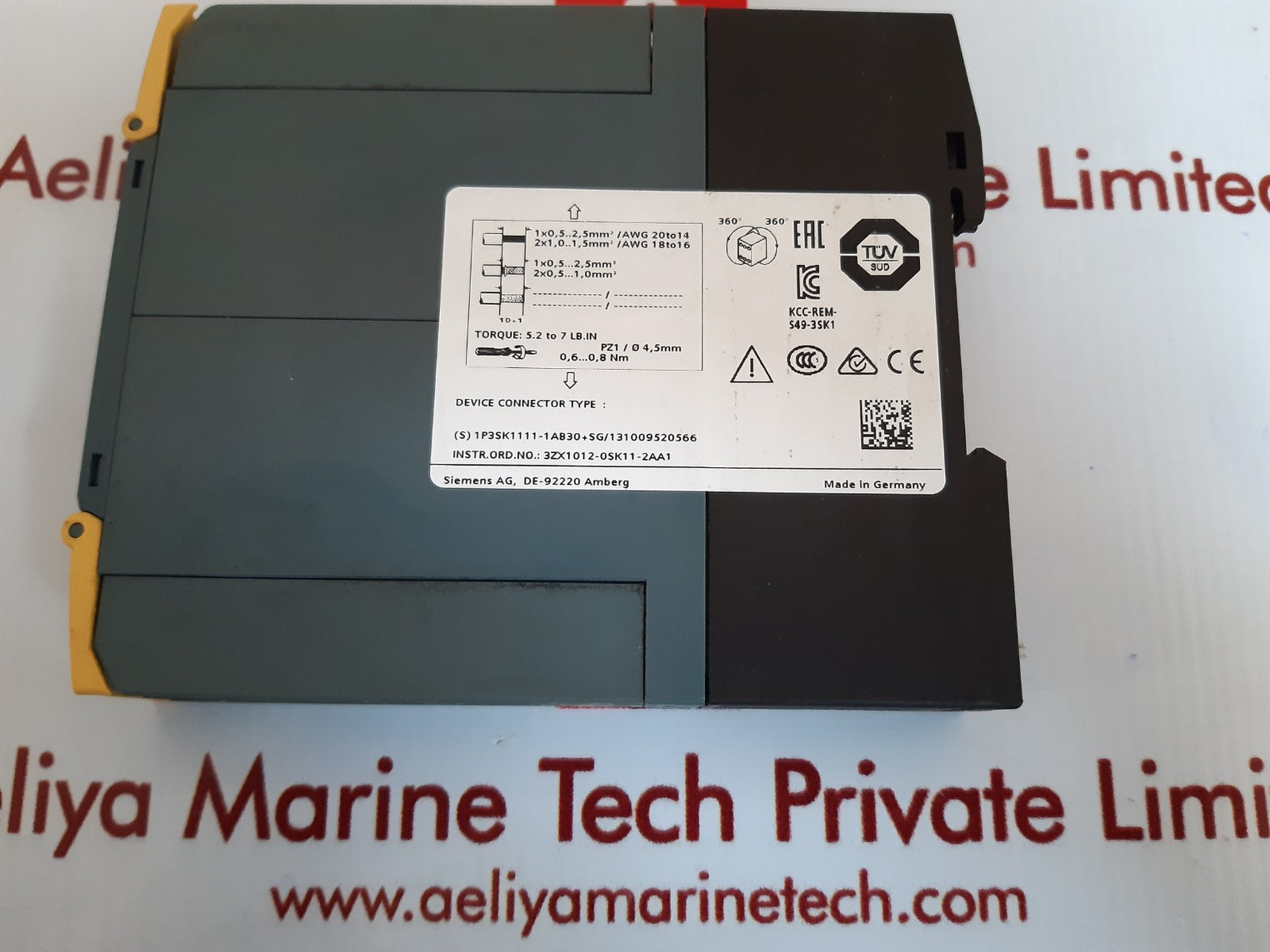 siemens 3sk1111-1ab30 safety relay