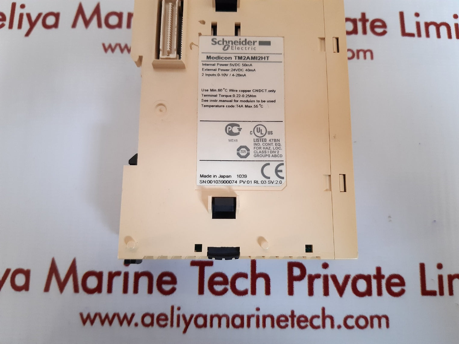 Schneider electric modicon tm2ami2ht analog input module