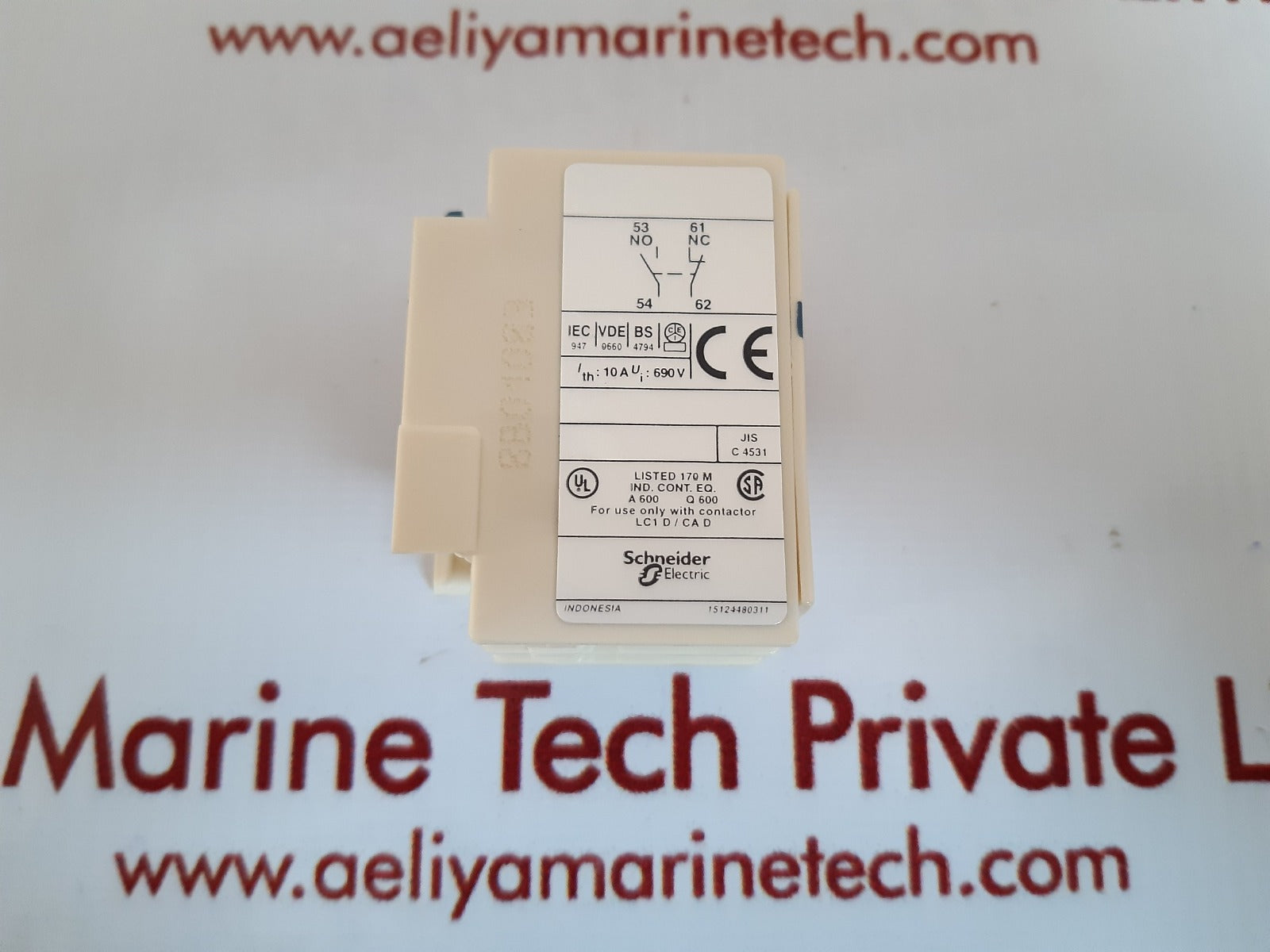 Telemecanique ladn11 auxiliary contact block