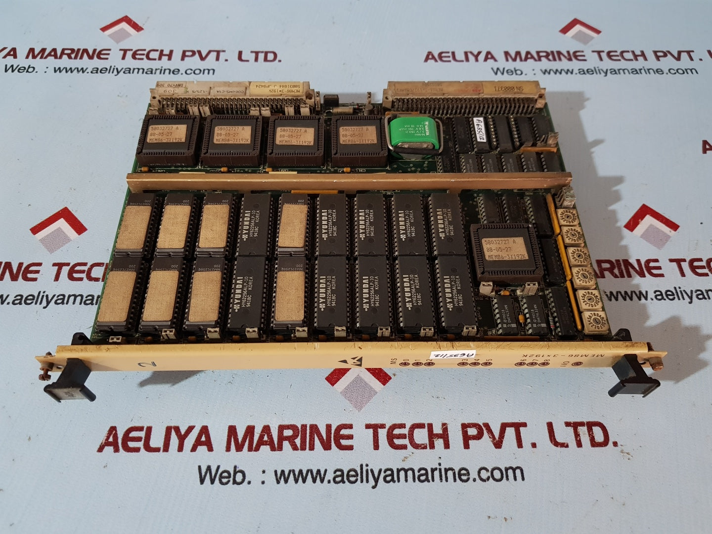 Abb mem86-3x192k memory board module mem86-3x192/cmbmr3