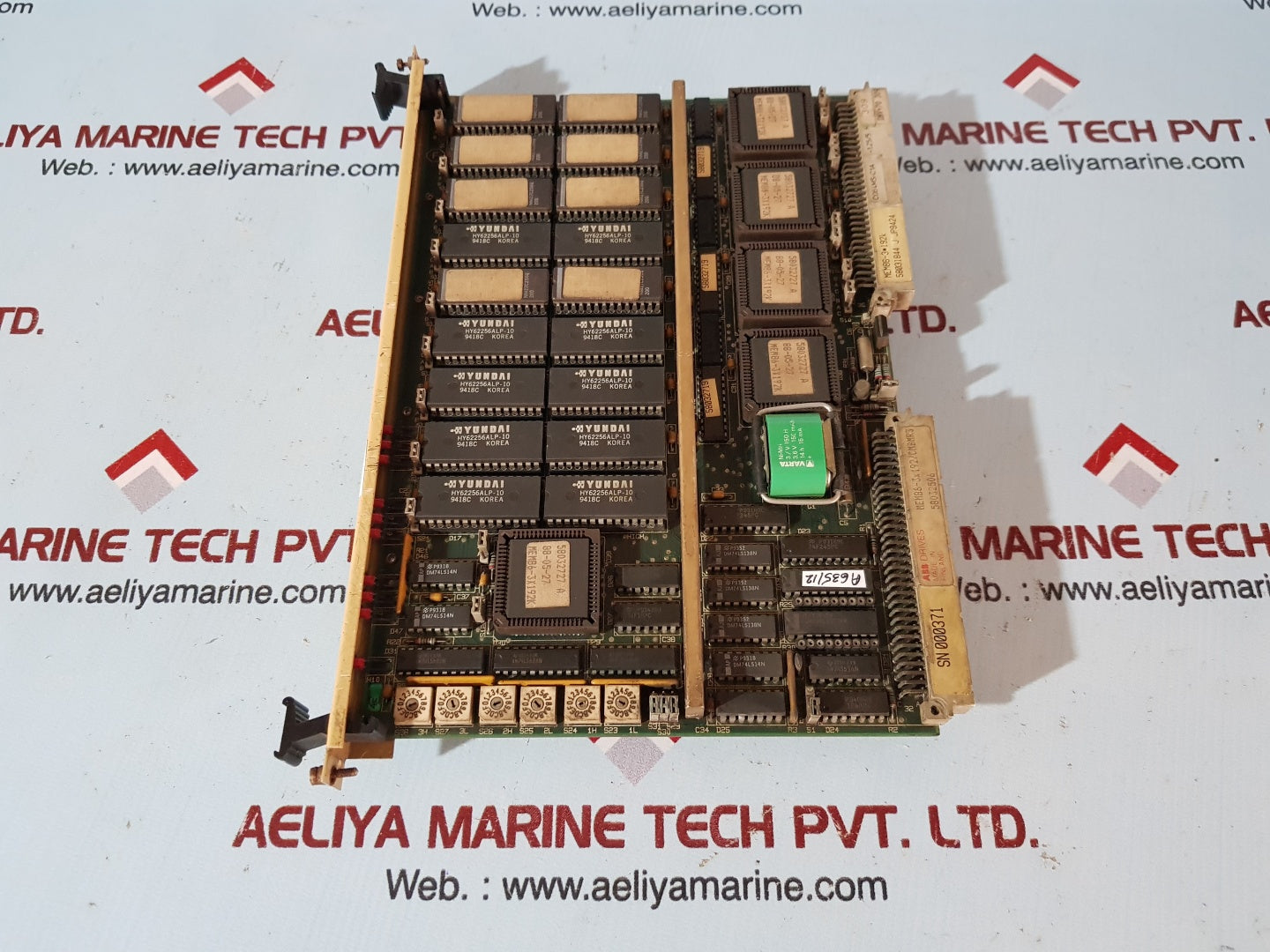 Abb mem86-3x192k memory board module mem86-3x192/cmbmr3