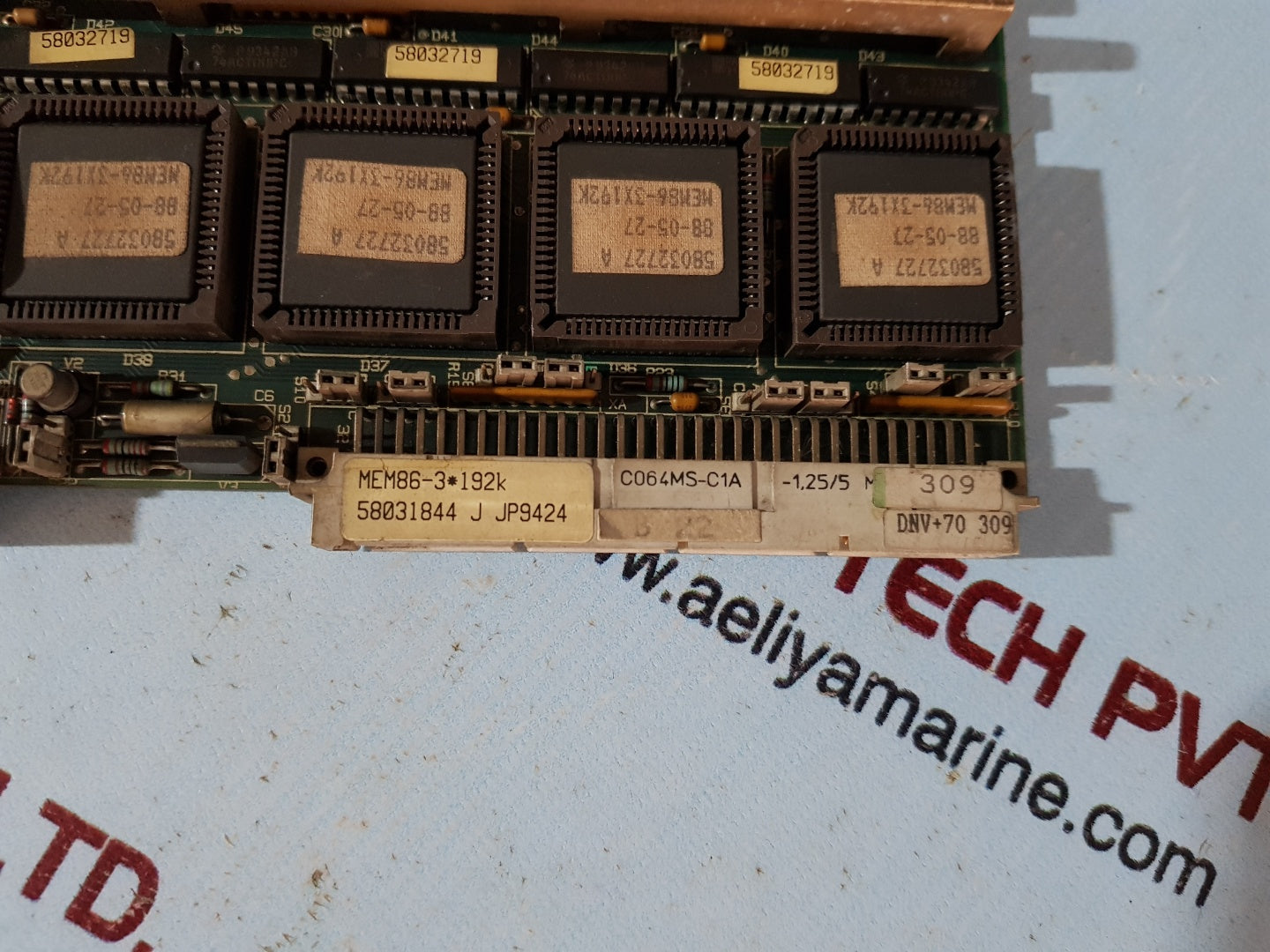 Abb mem86-3x192k memory board module mem86-3x192/cmbmr3