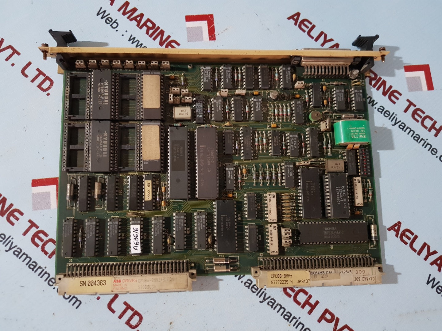 Abb cpu86-8mhz+siddm central processor board