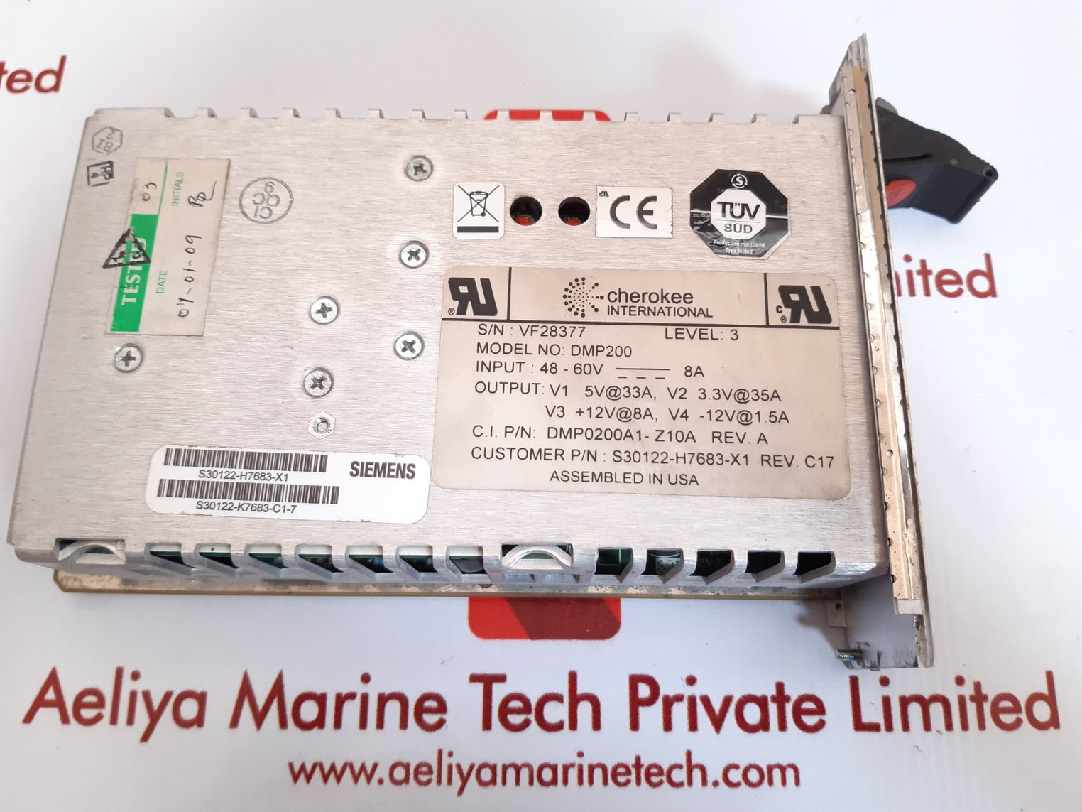 Cherokee international dmp200 power supply dmp0200a1-z10a