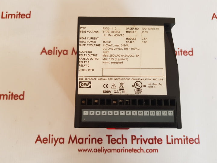 Deif rmq-111d circuit relay  