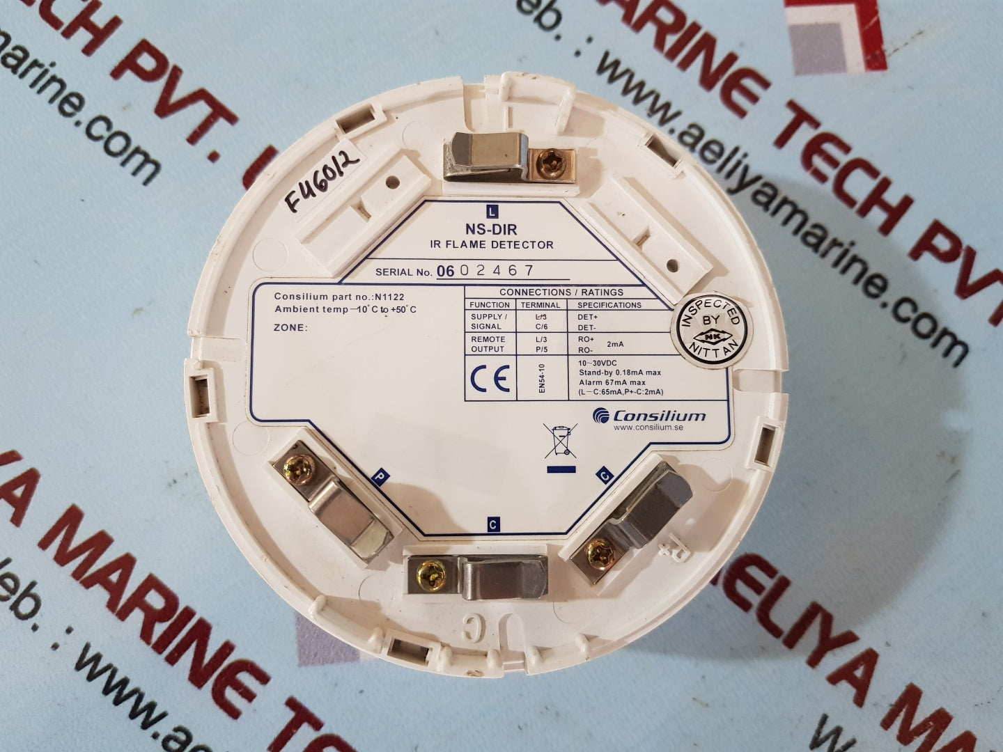 Consilium ns-dir ir flame detector 10~30vdc