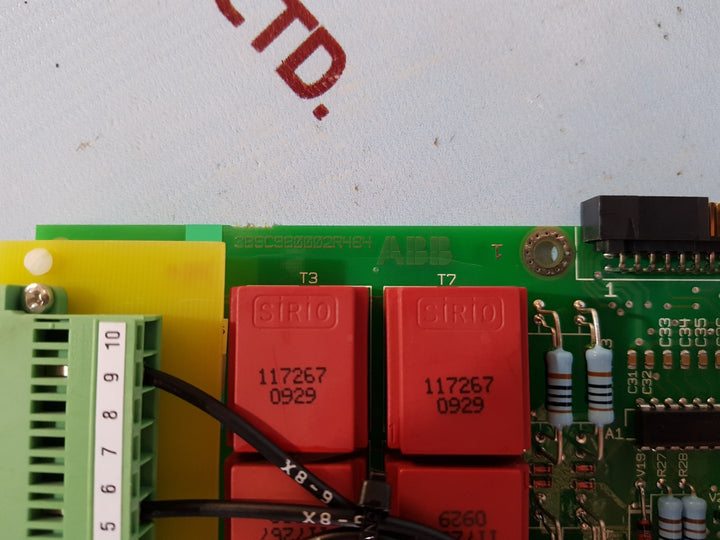 Abb datx100 pulse transformer board refv.H