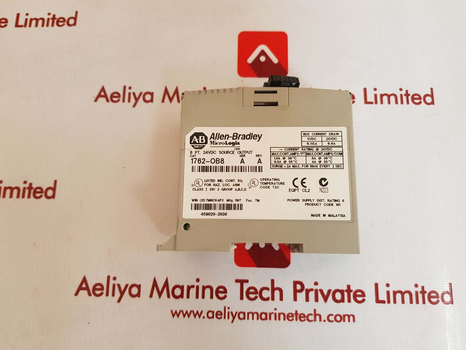 Allen-bradley 1762-ob8 digital output module ser.A rev.A