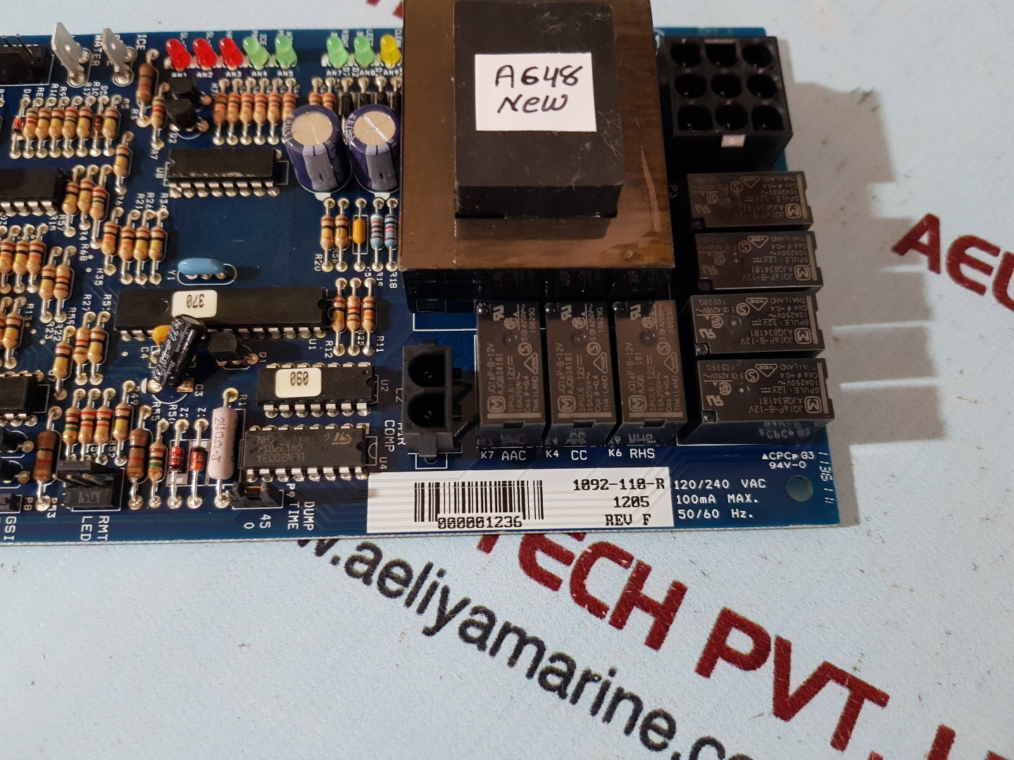 Manitowoc 000001236 machine control circuit board 1092-110-r 