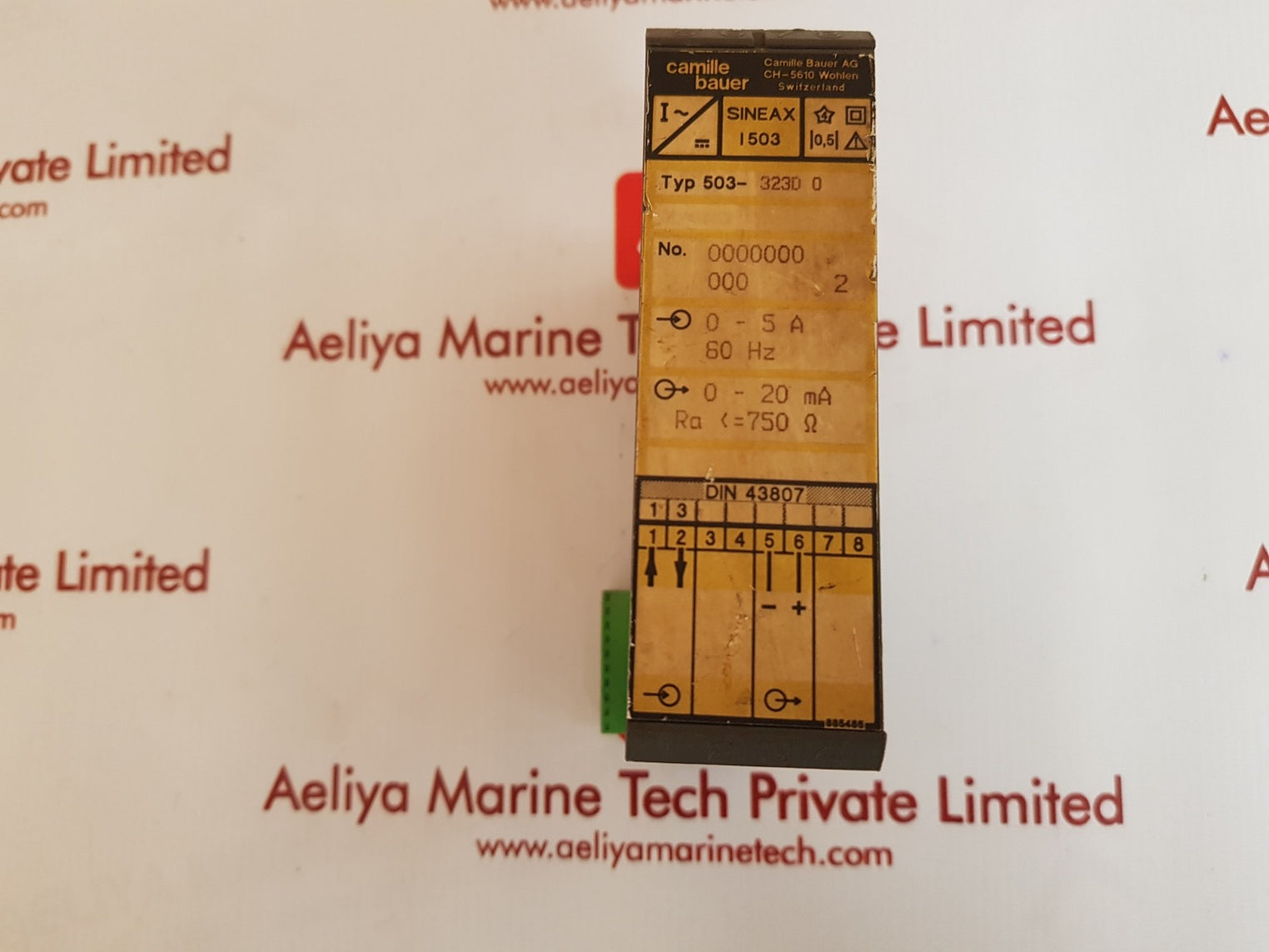 Camille bauer 503- 23d0 transmitter