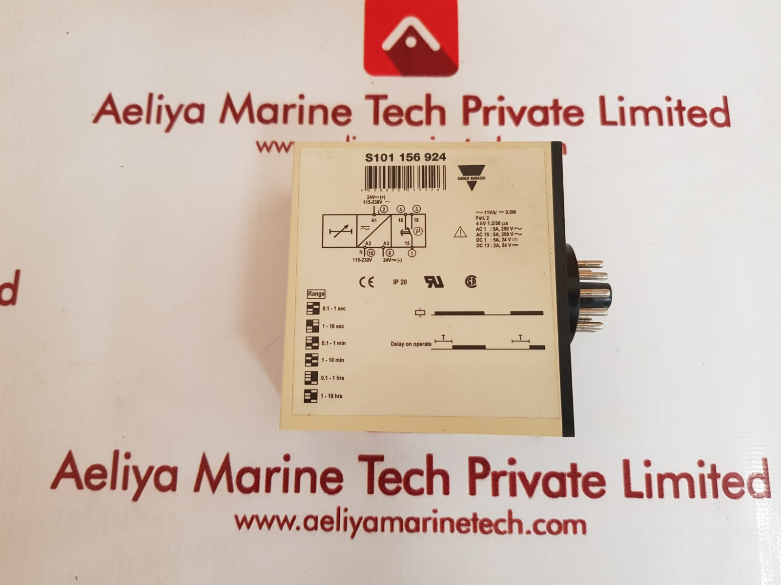 Carlo gavazzi s101156924 timer 24v~/115-230v~ 50/60hz