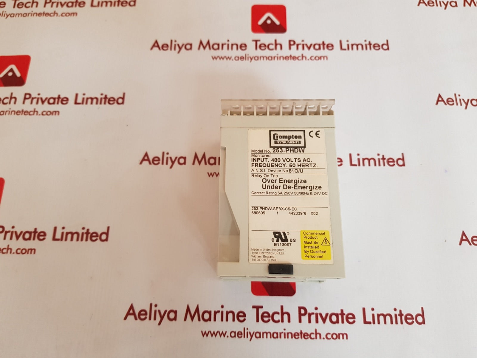 Crompton 253-phdw protector trip relay 