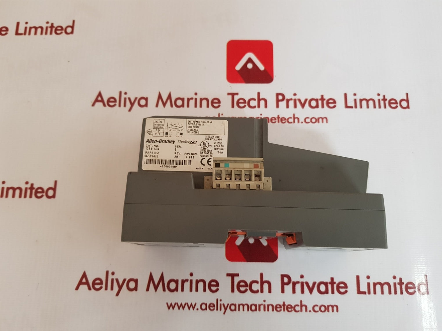 Allen-bradley 1734-adn ser.B rev.a01 devicenet adapter 
