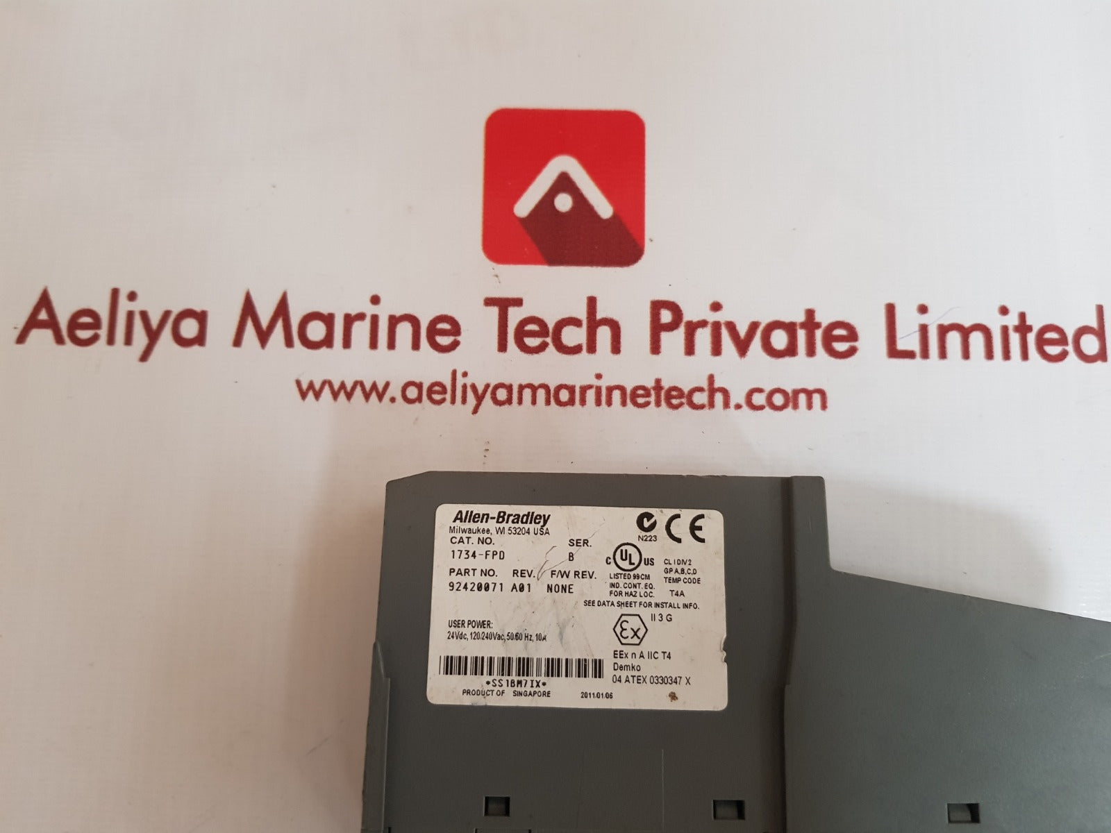 Allen-bradley 1734-fpd ser.b power field distributor module 