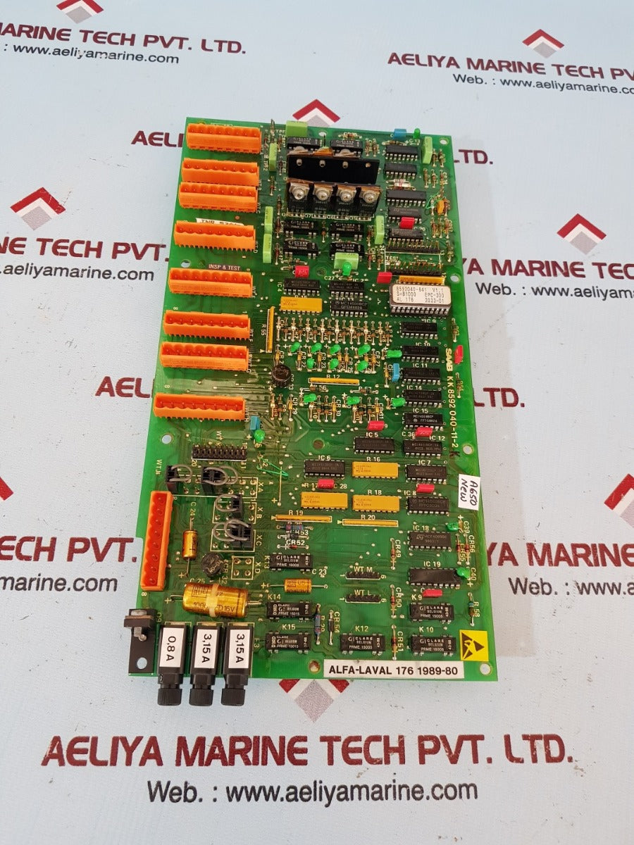 Alfa-laval 176 1989-80 saab kk8592 040-11-2k pcb card