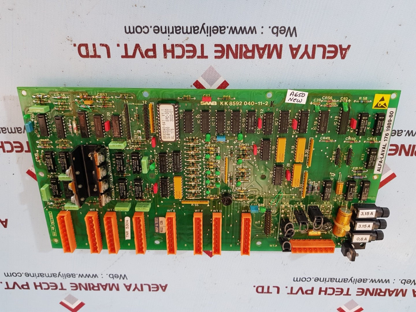 Alfa-laval 176 1989-80 saab kk8592 040-11-2k pcb card