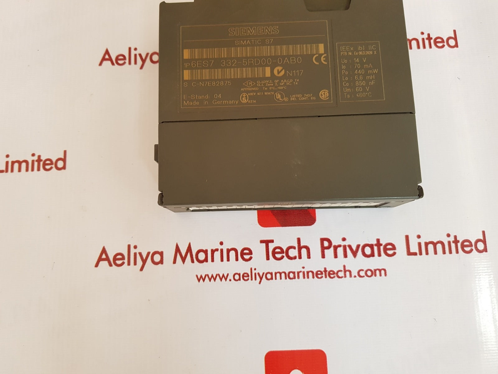 Siemens 332-5rd00-0ab0 analog output module 