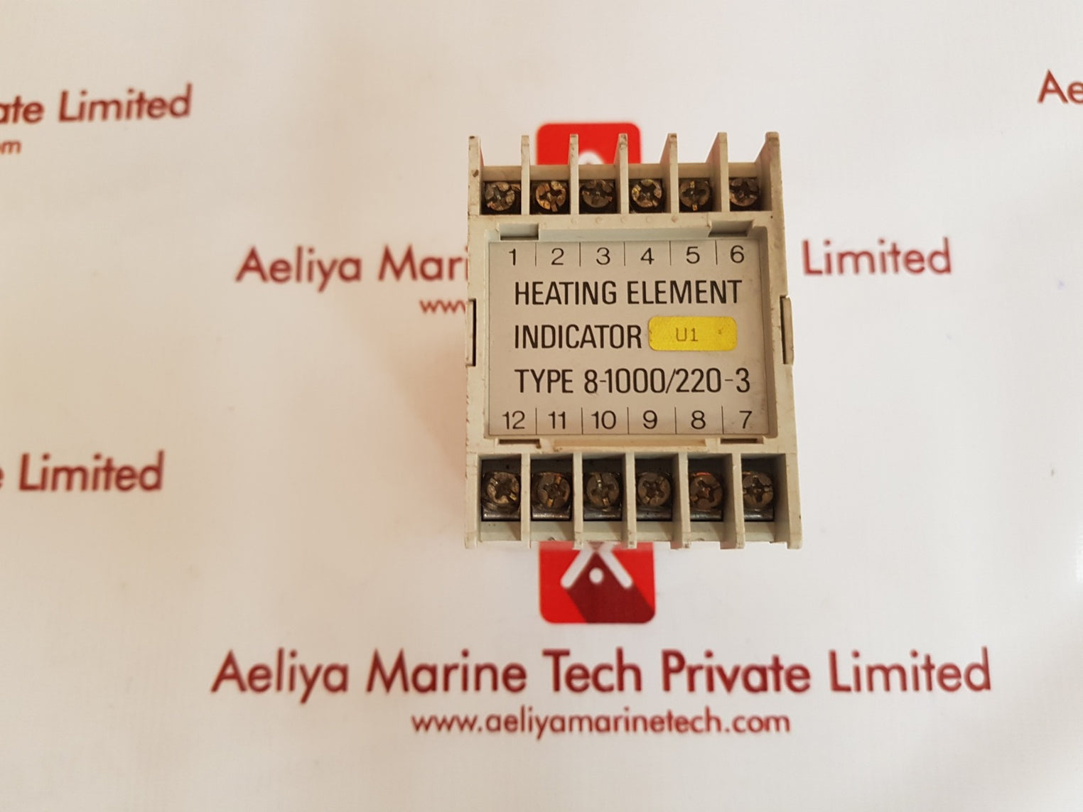 Semco 8-1000/220-3 heating element indicator